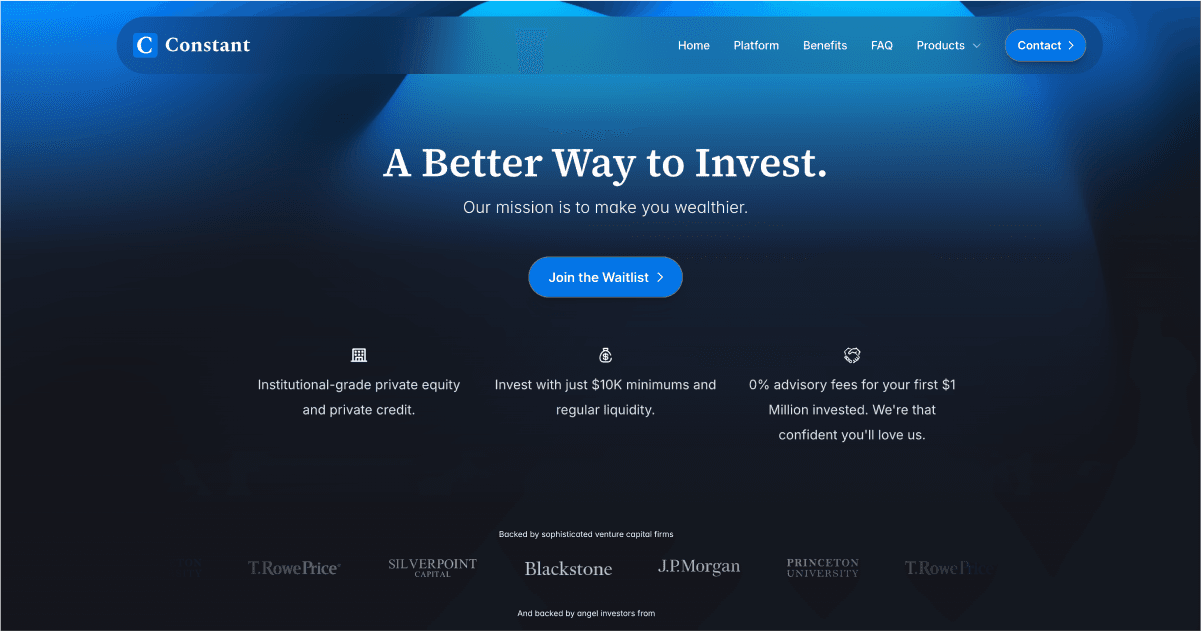 Constant - A Better Way to Invest logo