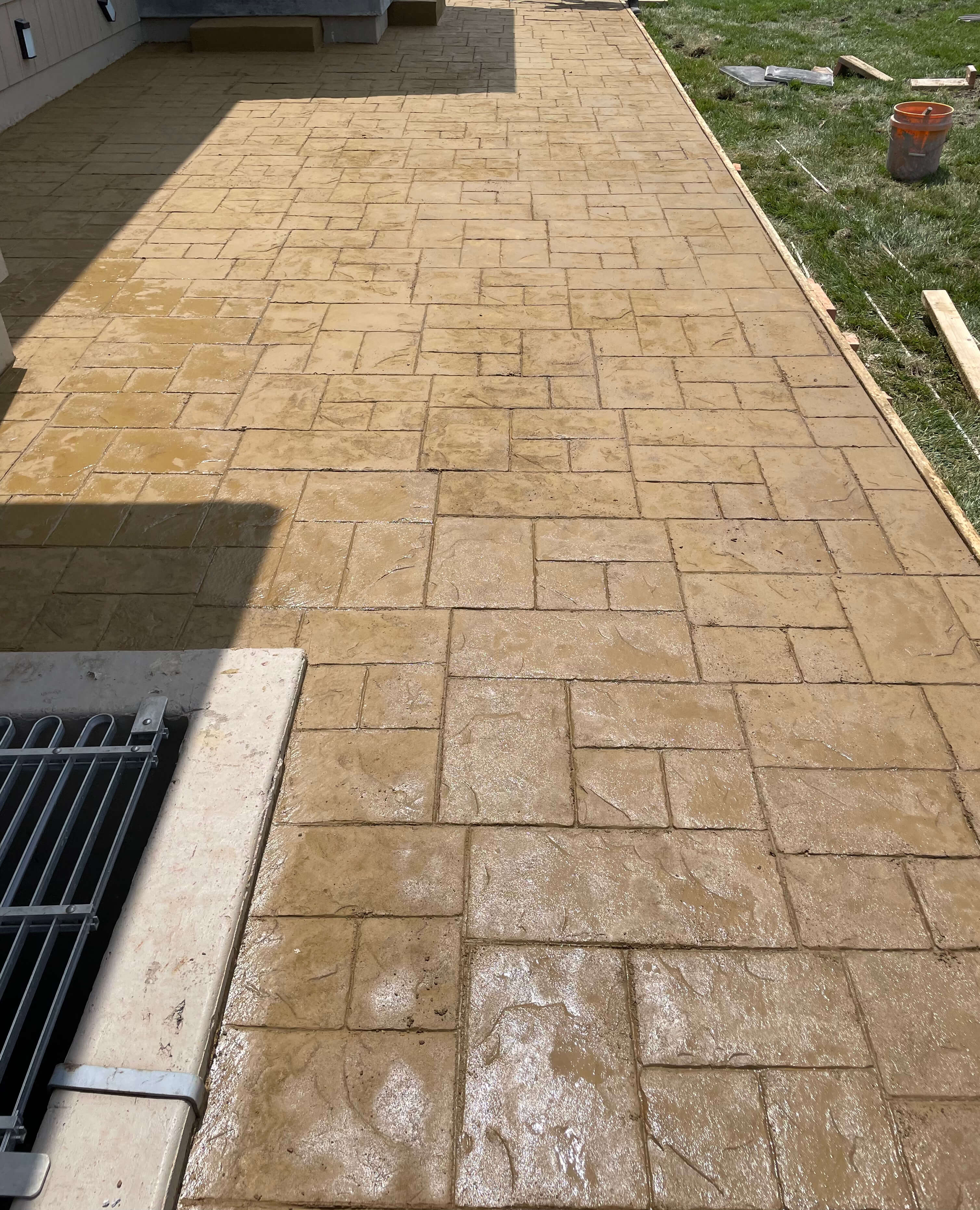 An image of stamped concrete.