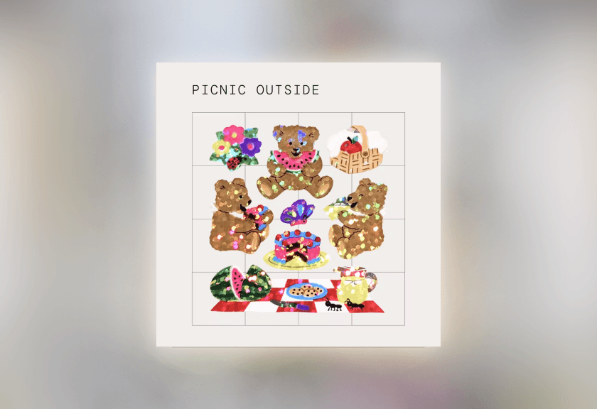 Playful, glowing digital baby shower invitation with a mint-green heart cameo design and neon accents.