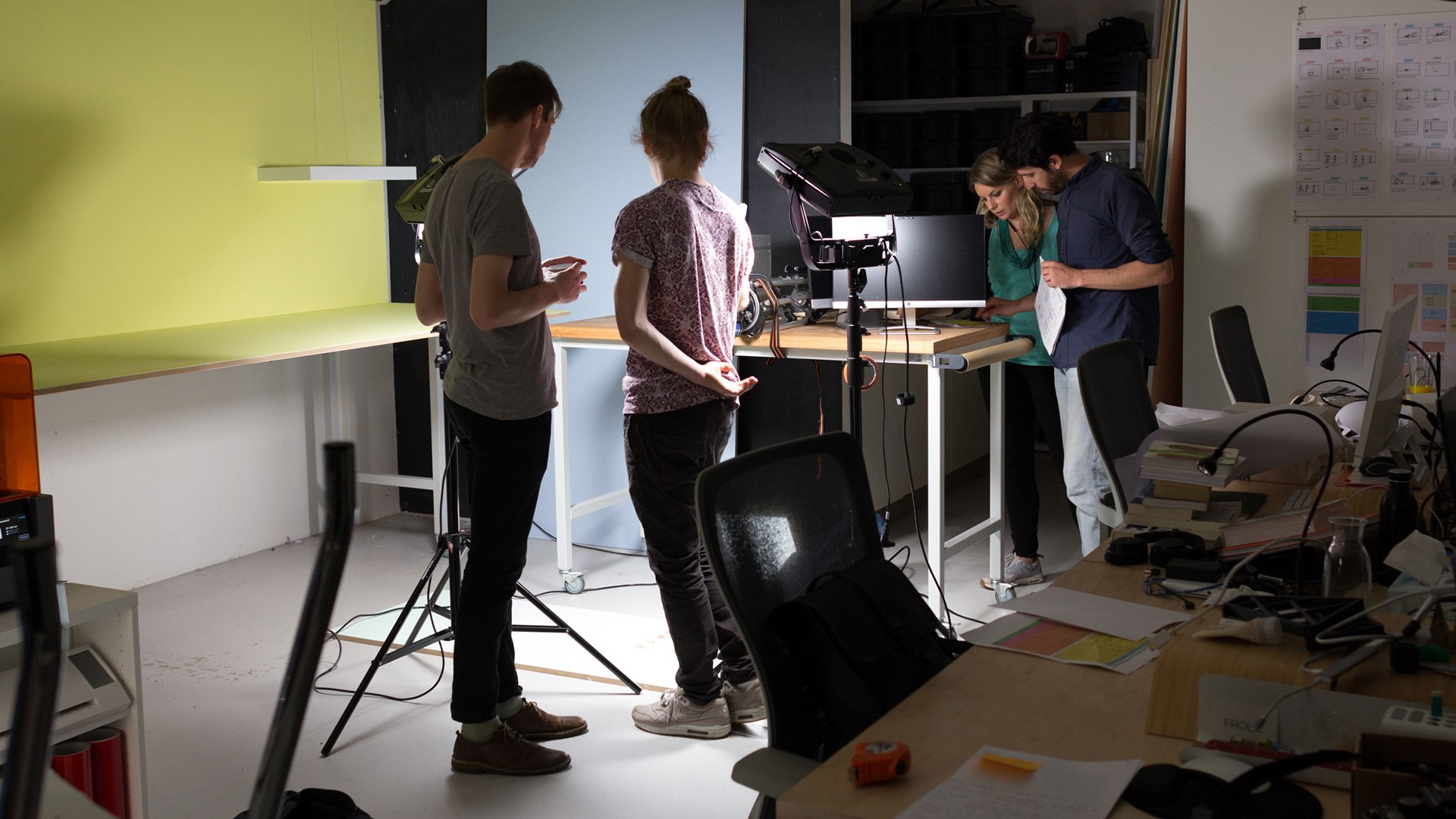 Image of videoshooting the Smartians promo videos