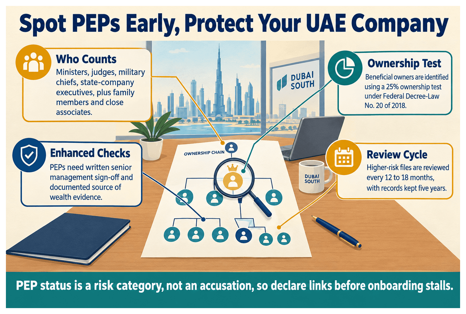 Infographic: Who Is a Politically Exposed Person and What Are Your Obligations in the UAE
