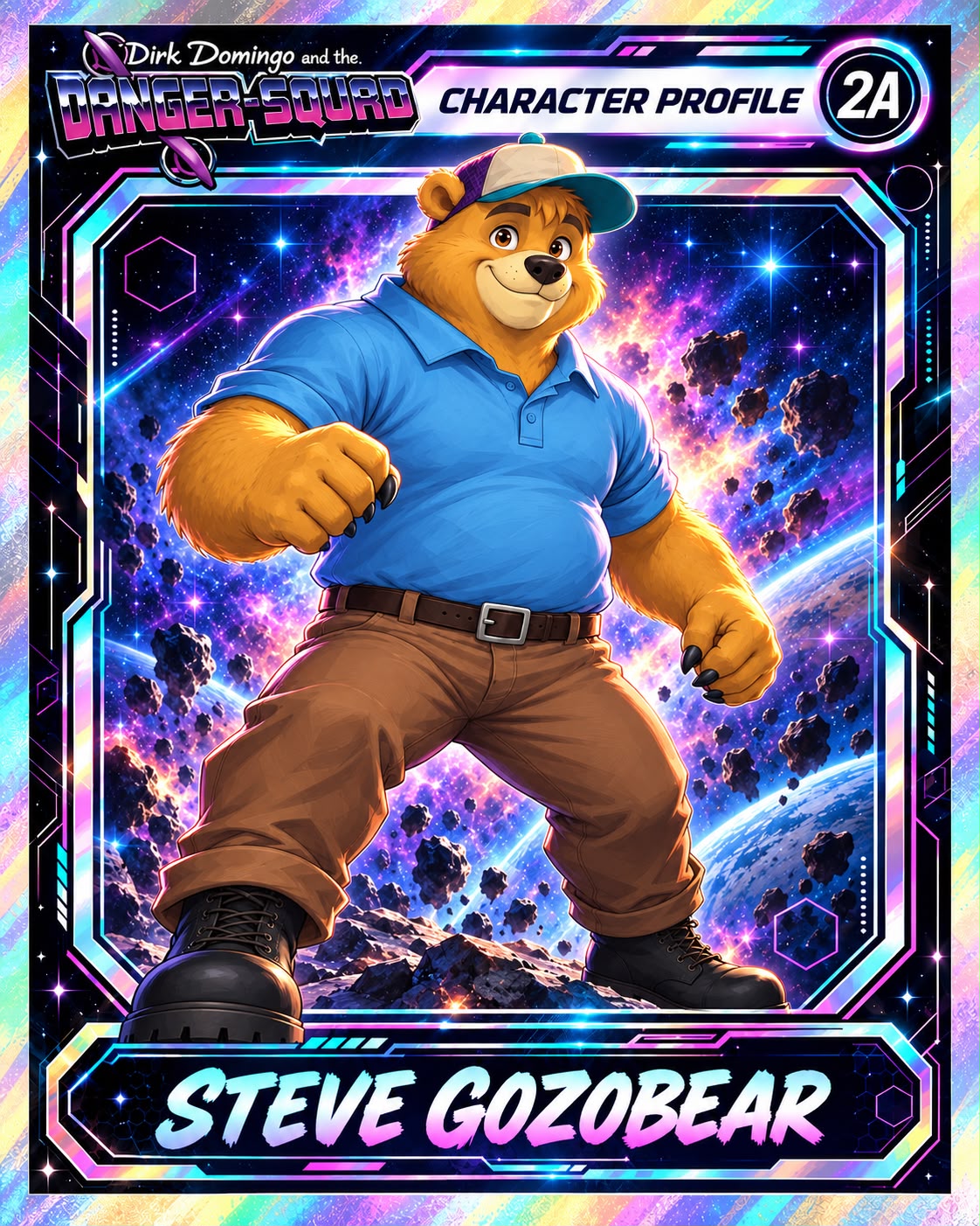 Steve Gozobear card front