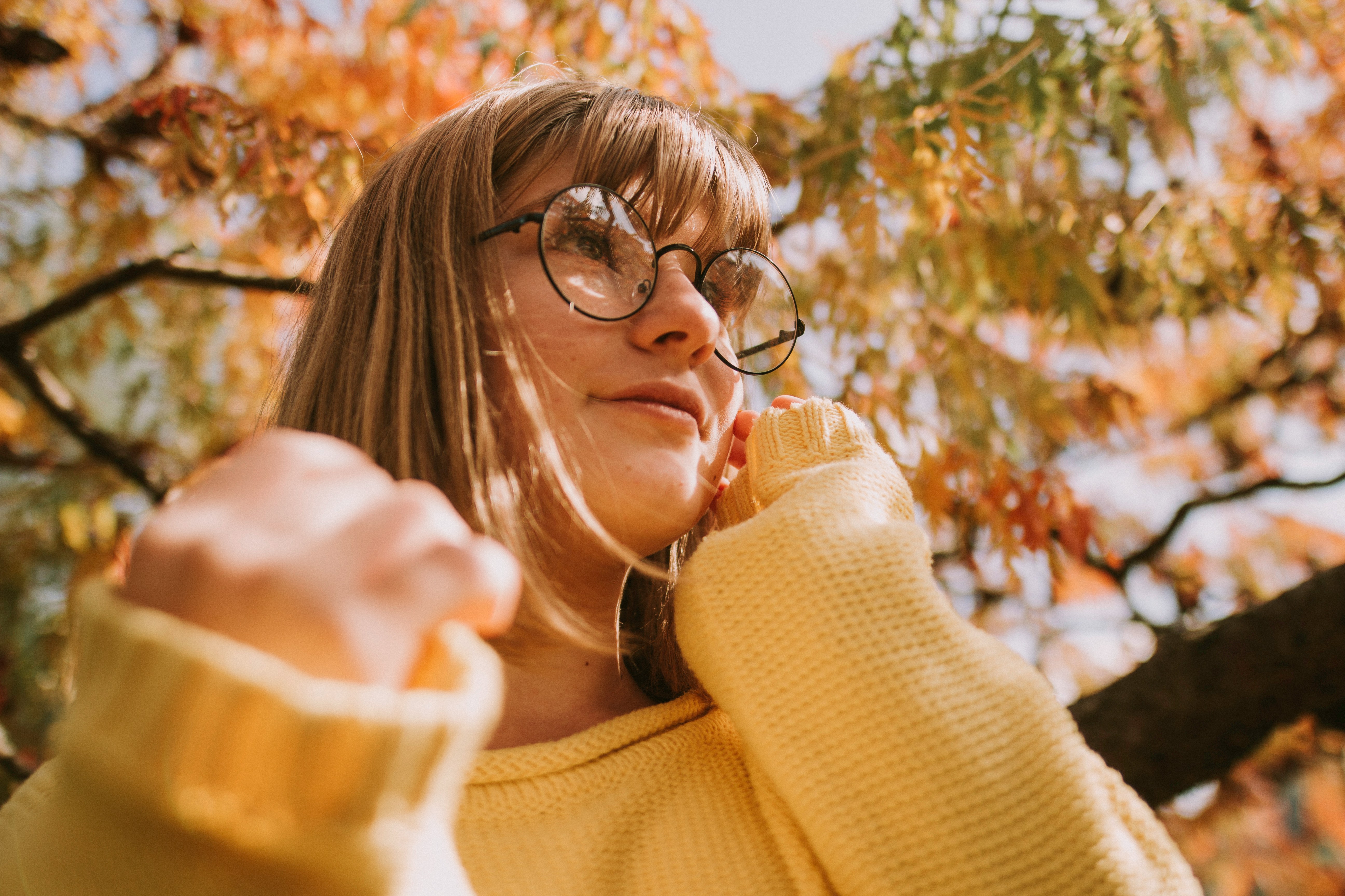 woman enjoying fall - Fall Teacher Outfits