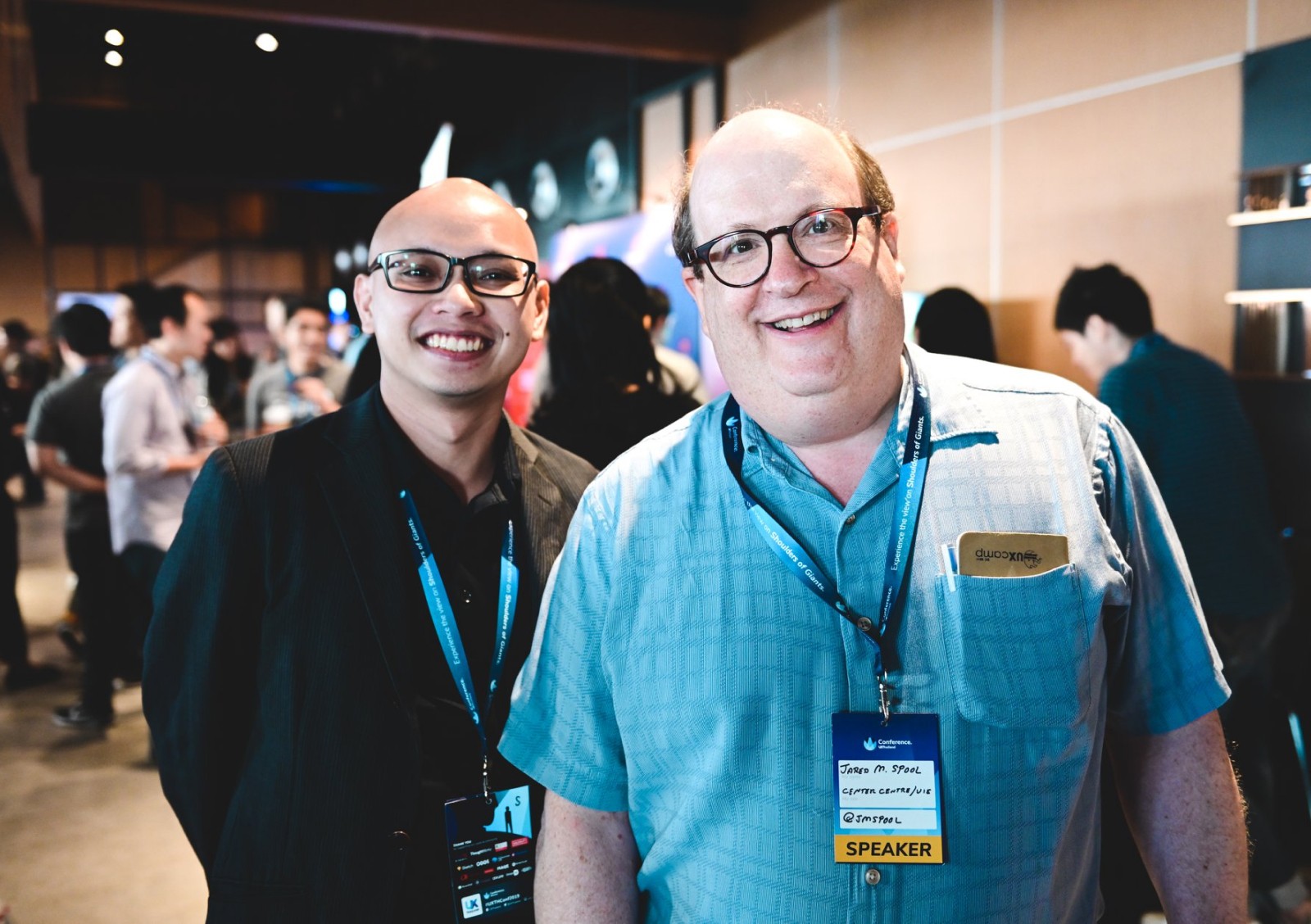 Photo of Keith with Jared Spool