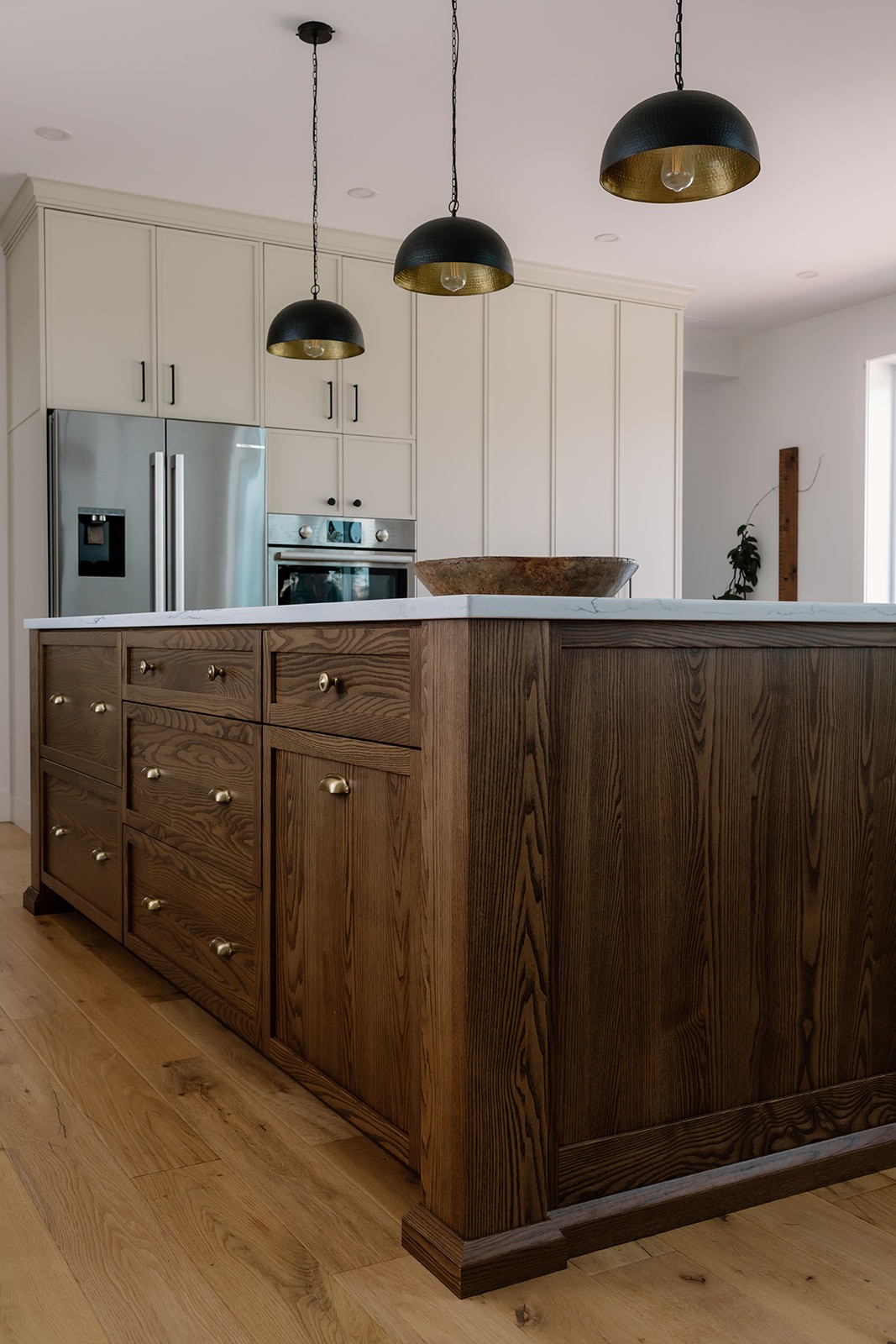 Custom Stained Ash Island