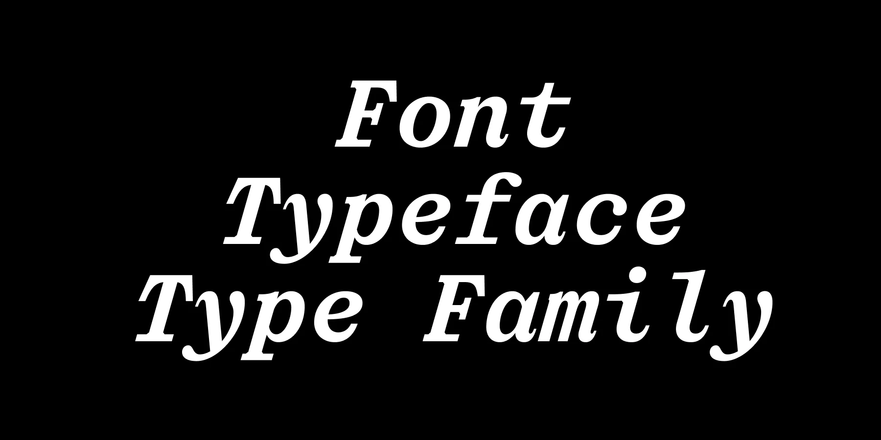 Font vs Typeface: what's the difference