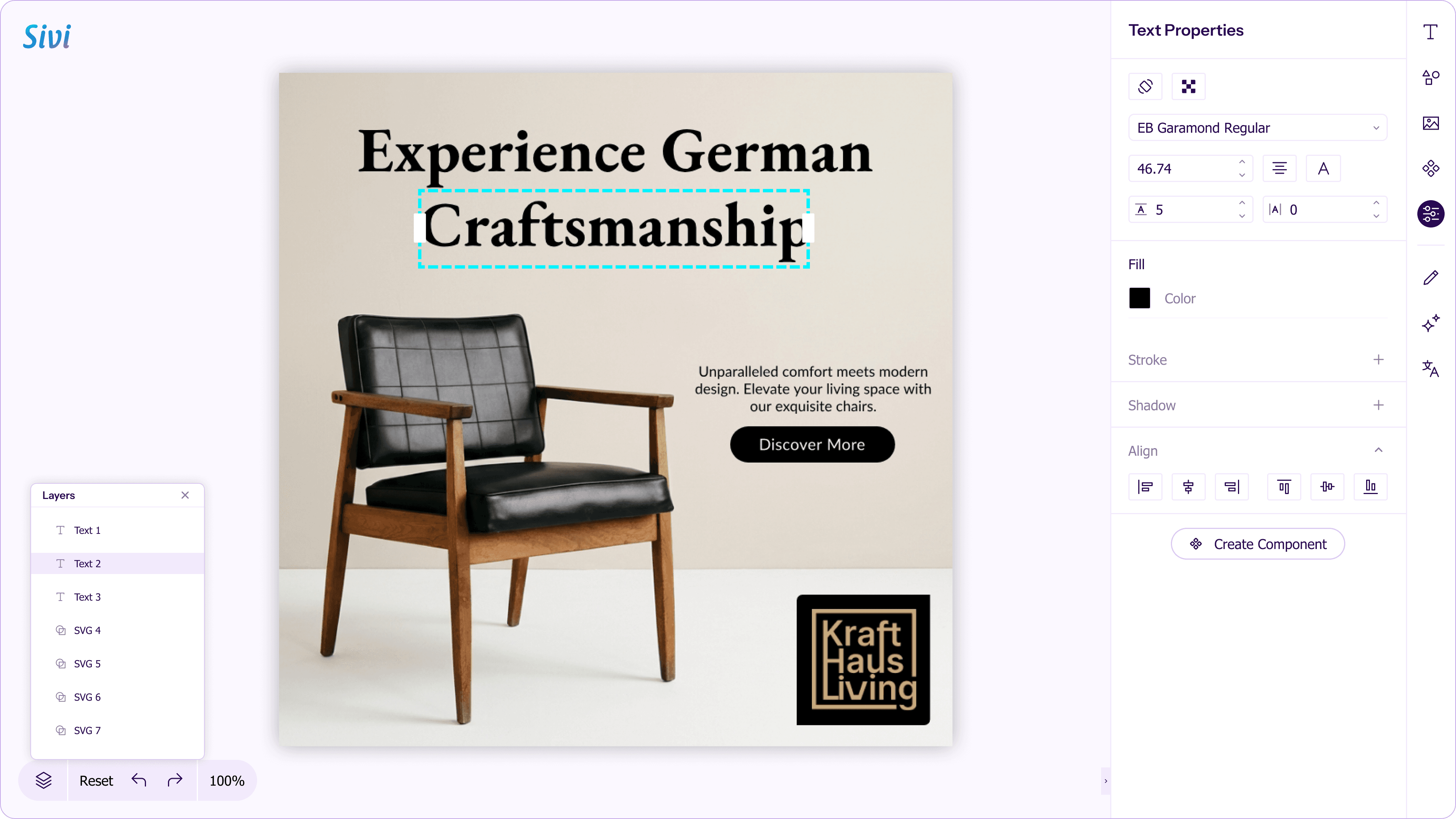 Free-form design file by Sivi, a Large Design Model