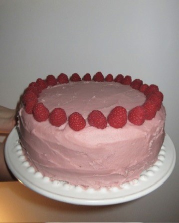 Rasberry chocolate cake