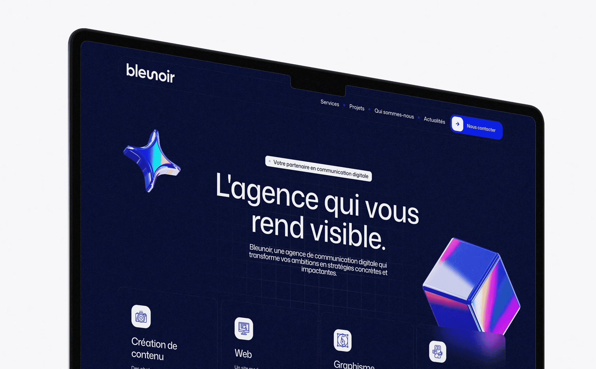 Modern home office setup with a monitor, ergonomic chair, keyboard, and indoor plants near a window with blinds.