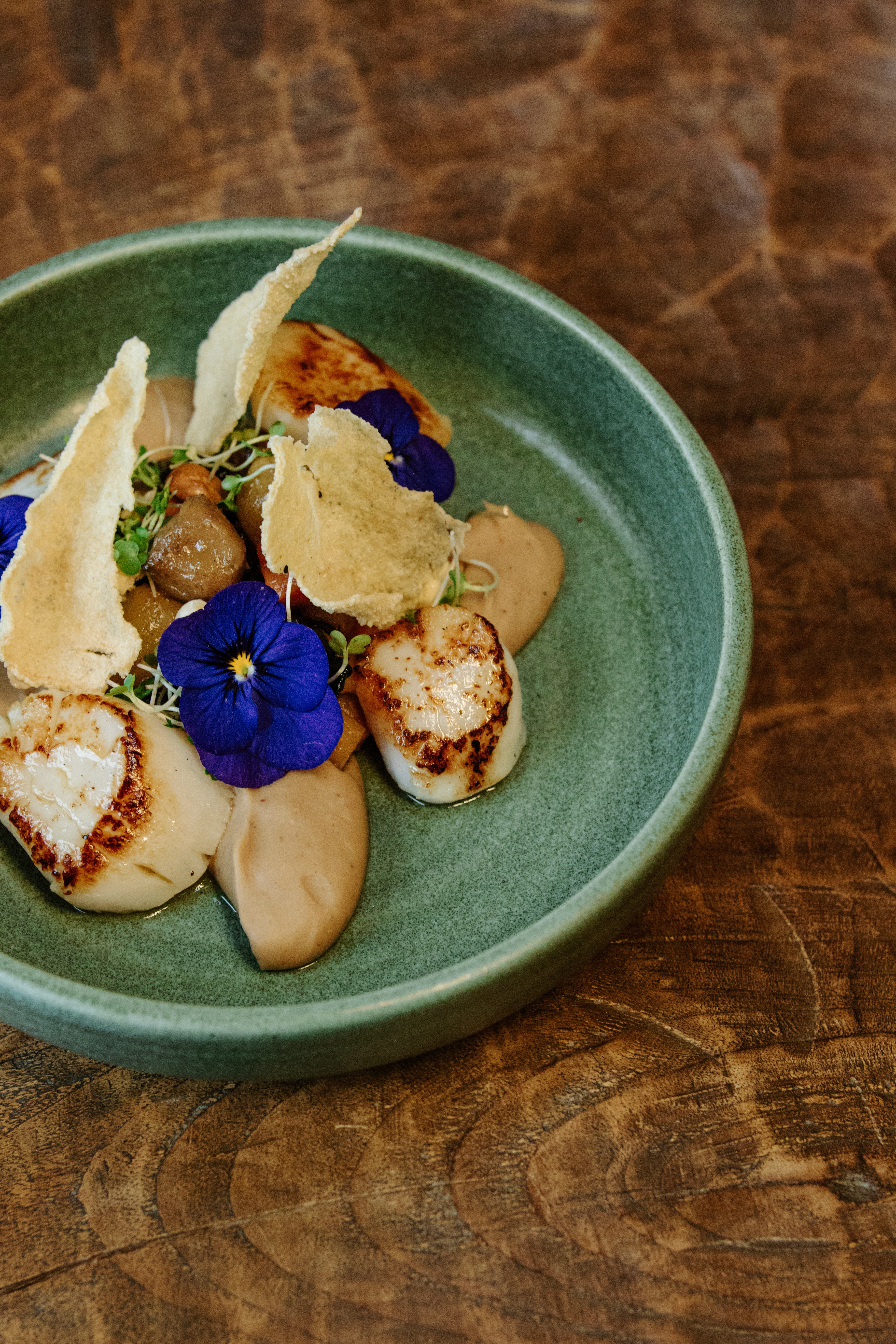 Artisan tool on a piece of textile