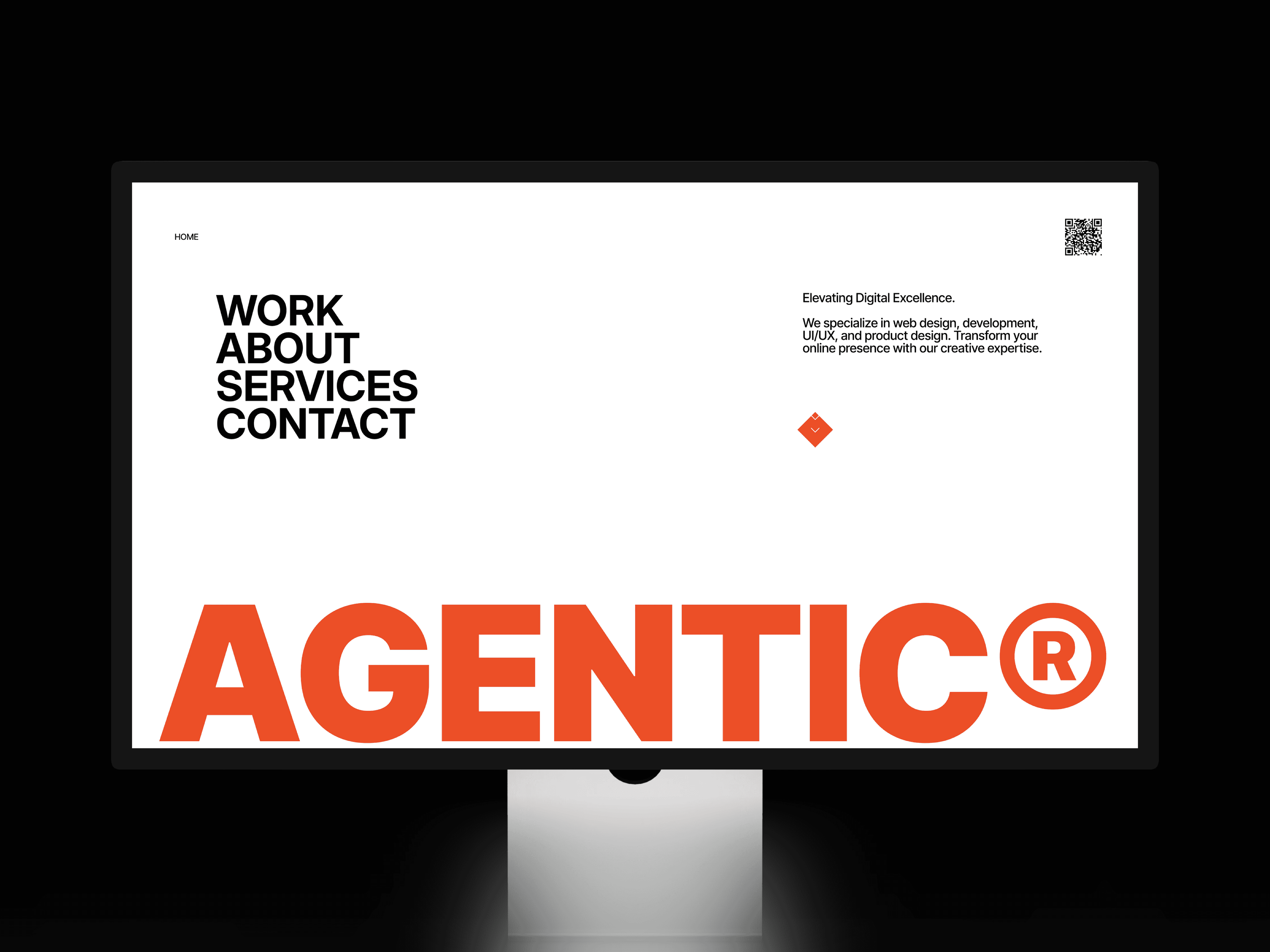 Quomi Screen on a desktop