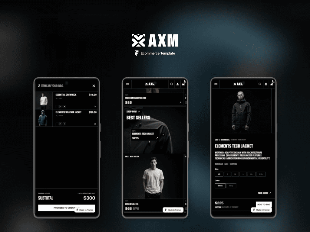 AXIOM mobile version