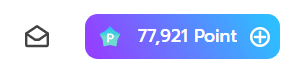 Points display showing a total of 77,921 points with an option to add more.
