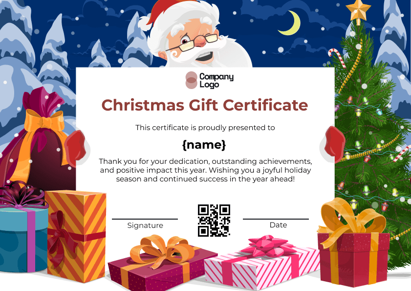 Wauld - Christmas Gift Certificate