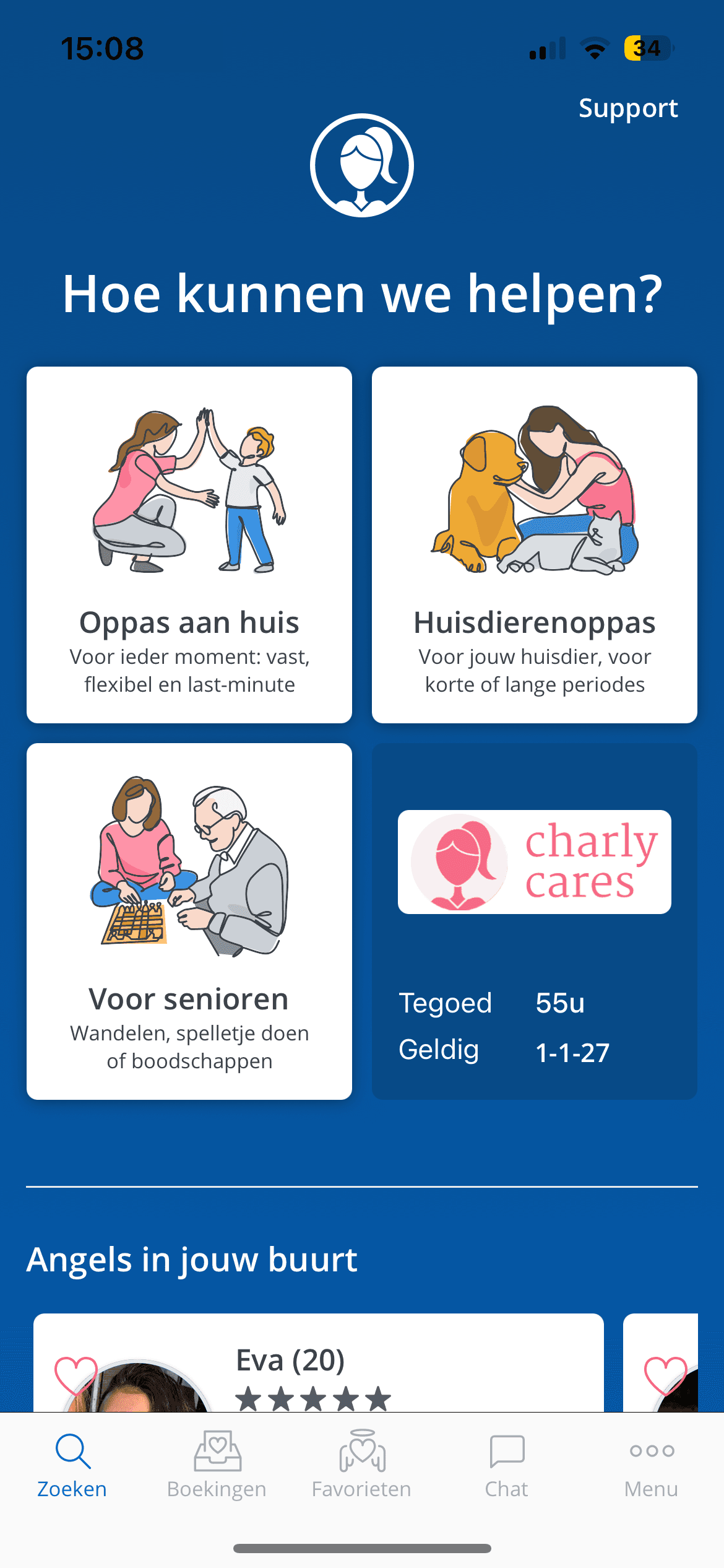Zo werkt het boeken van een oppas van de zaak