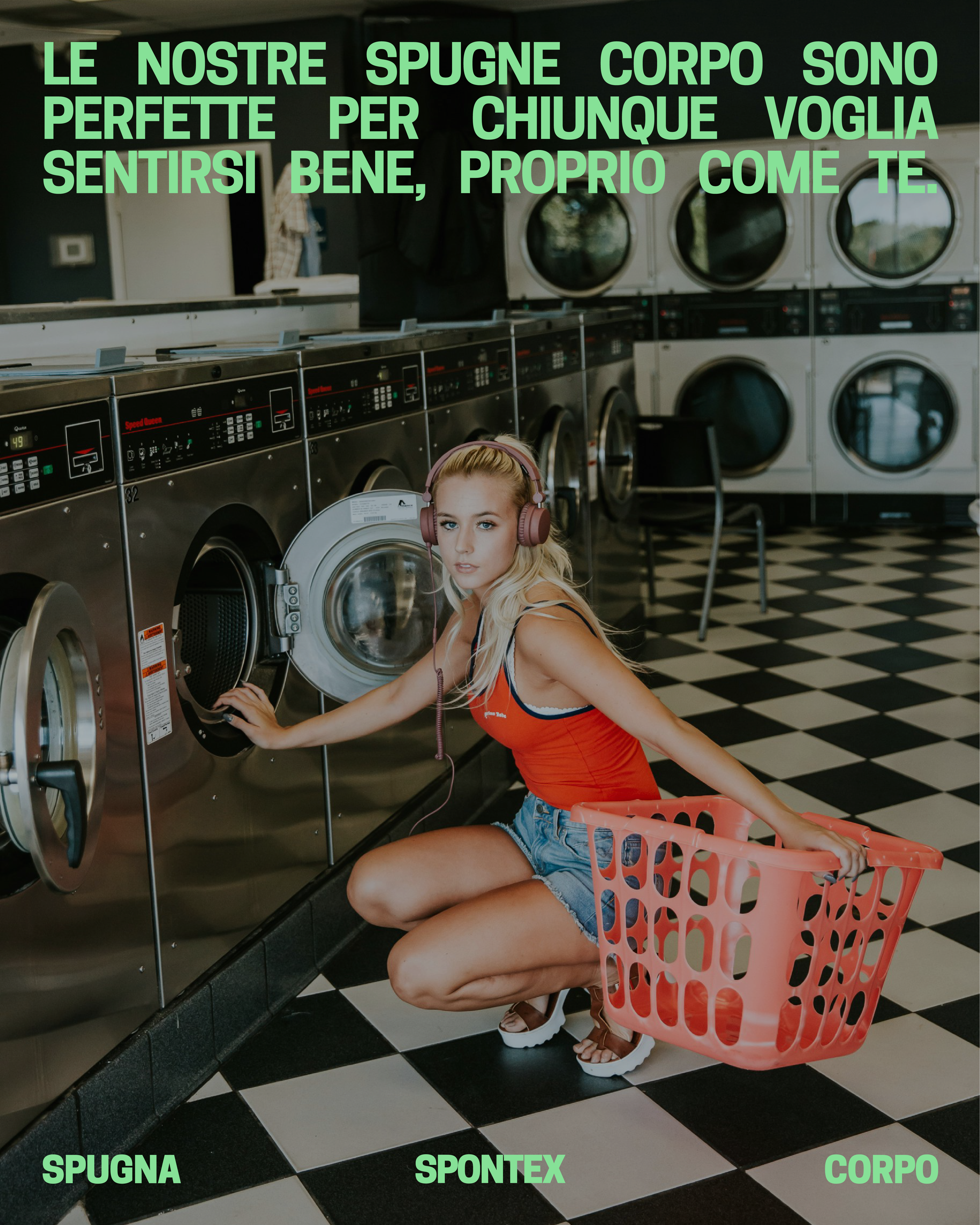 Visual Spontex body sponge