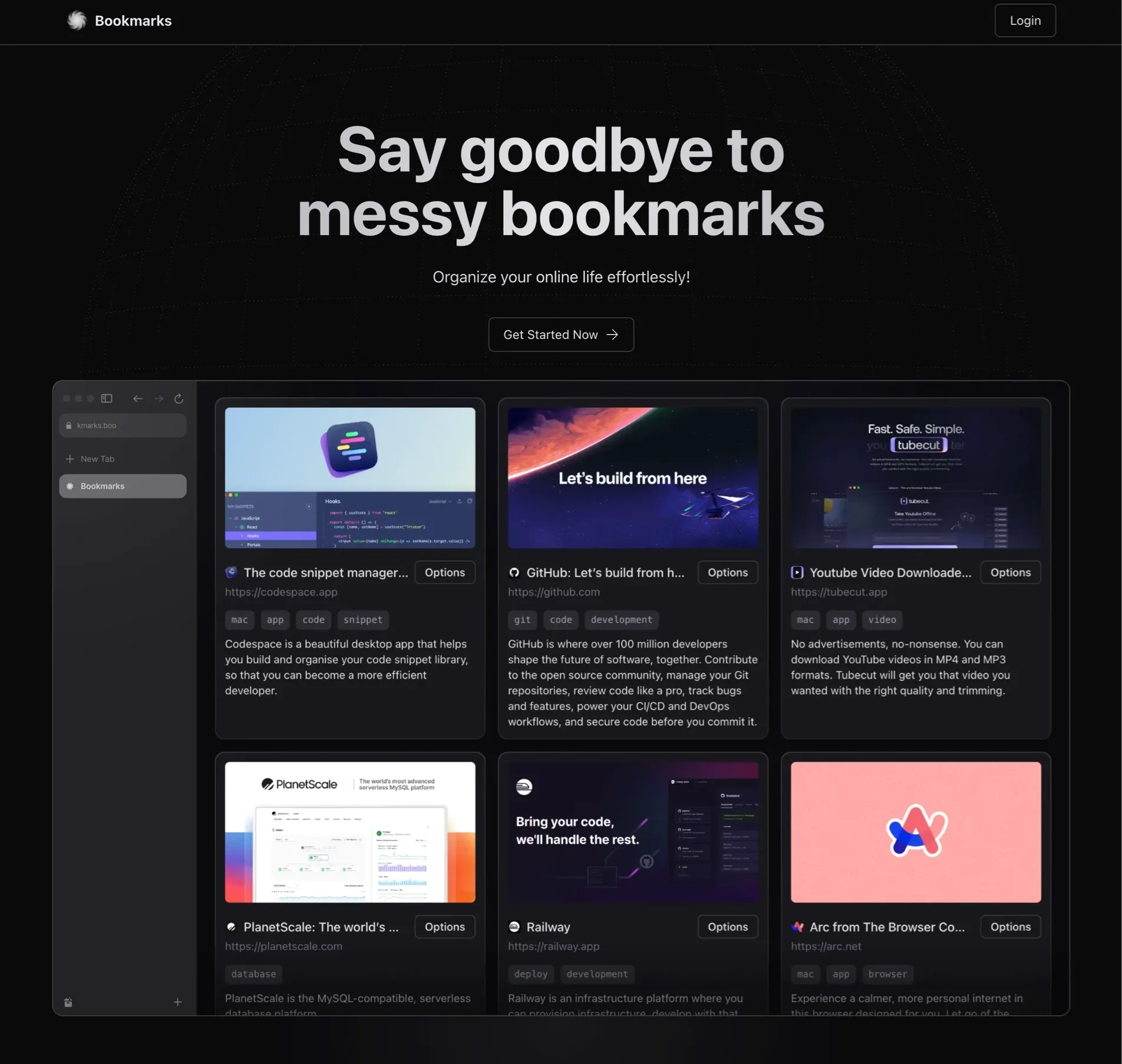 Bookmarks