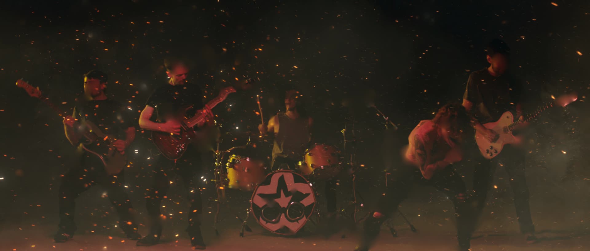 photo of a band playing music