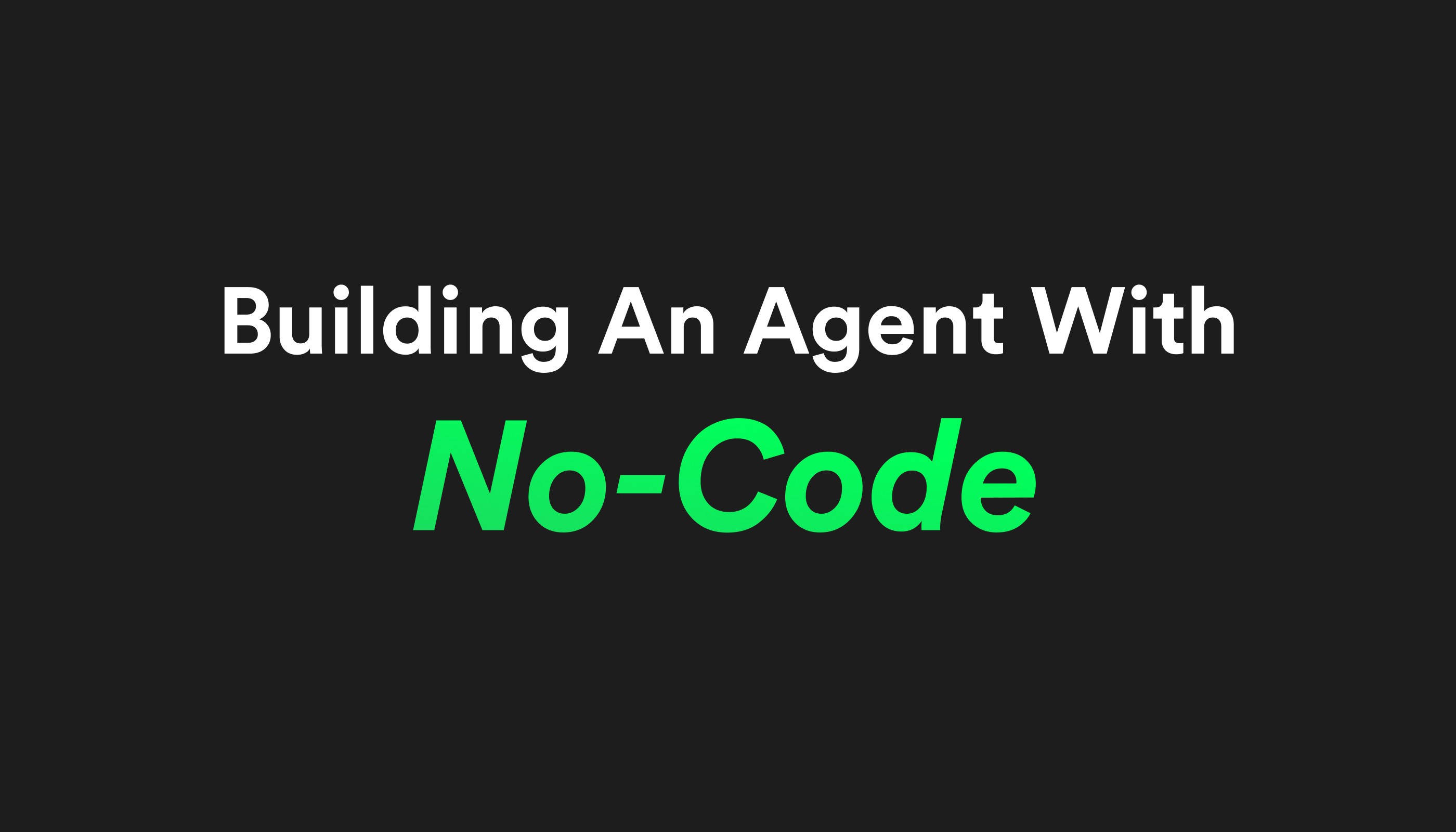 How To Build AI Agents For Beginners (Without Coding)