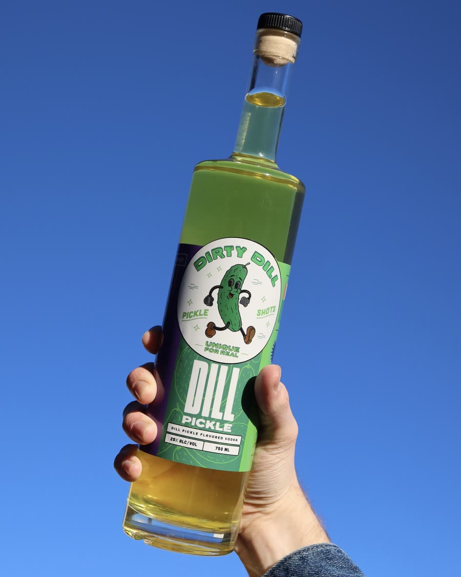 Dirty Dill pickle vodka shots