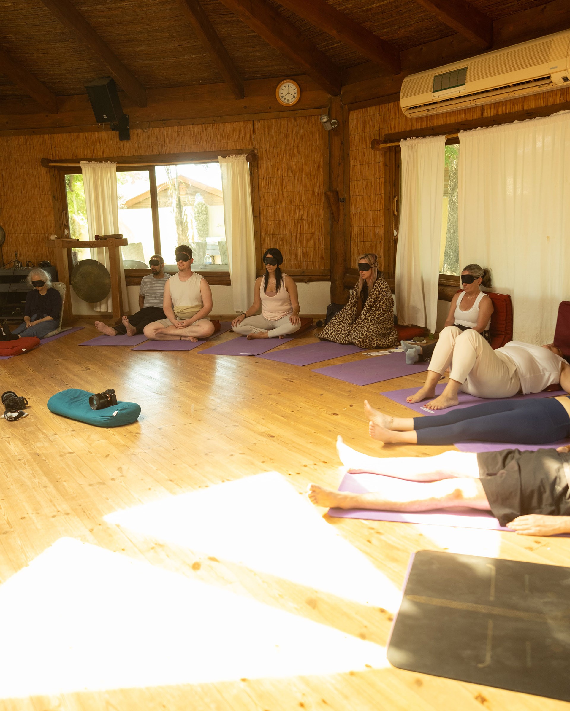 inside the pagoda retrit