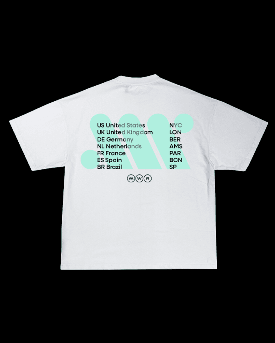 MWR World Tour T-shirt.