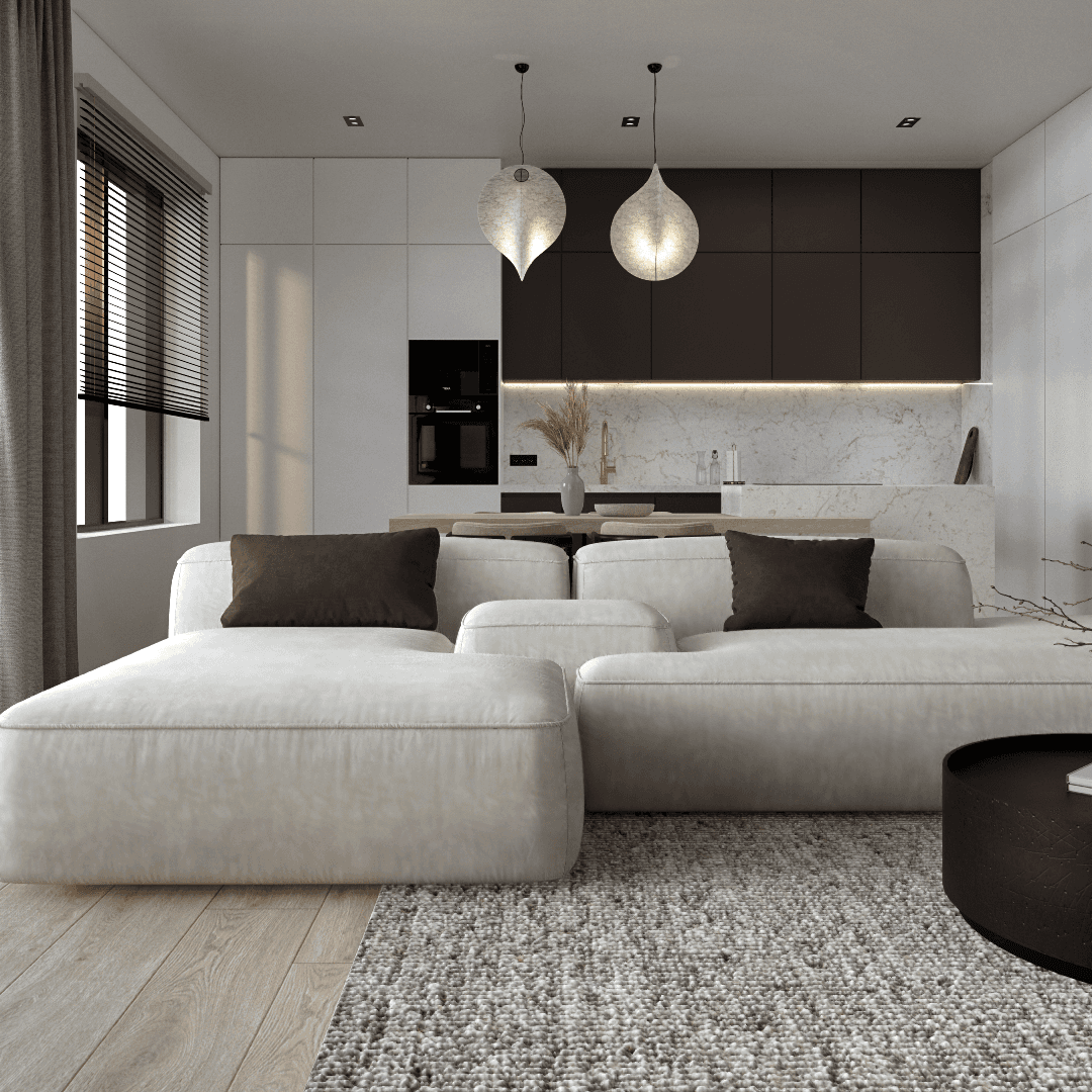 Deep Mocha open plan