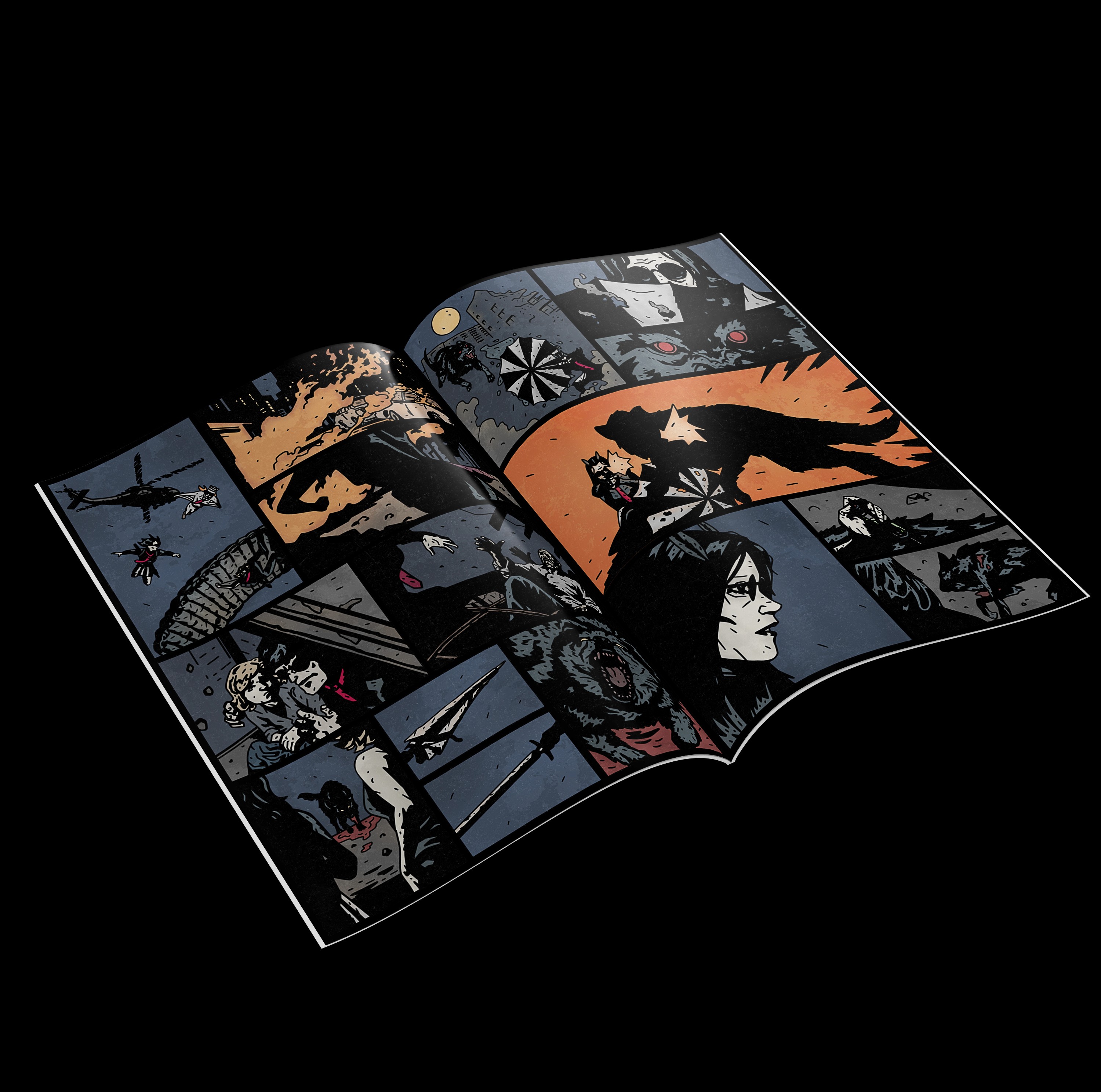 Comicbook Spread Sheets 