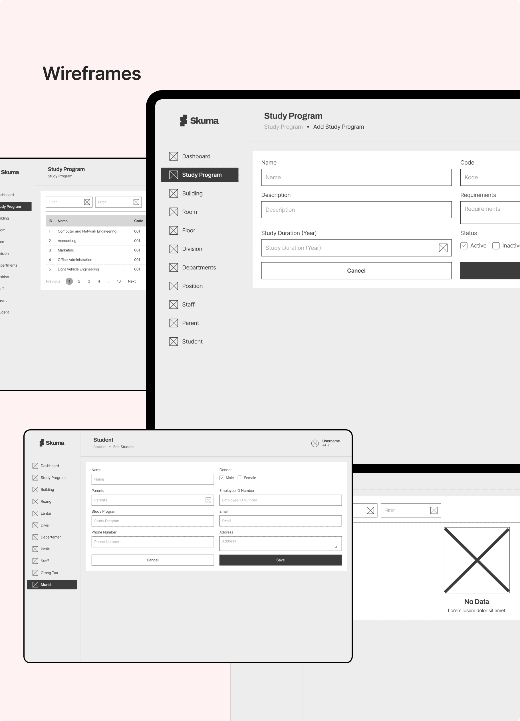 Wireframes