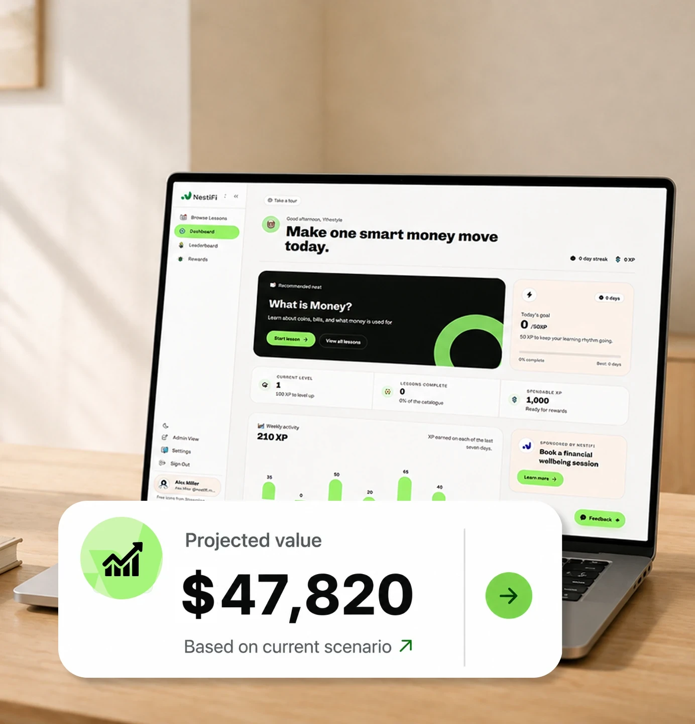NestiFi platform interface