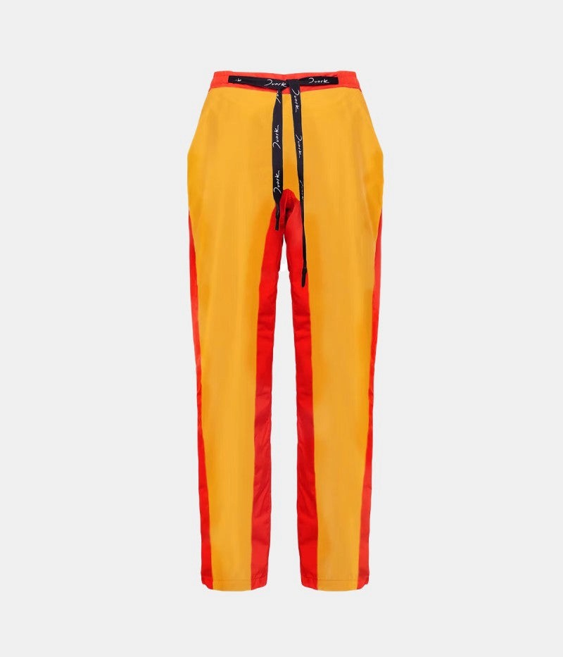 Yellow & Red Panelled Trousers