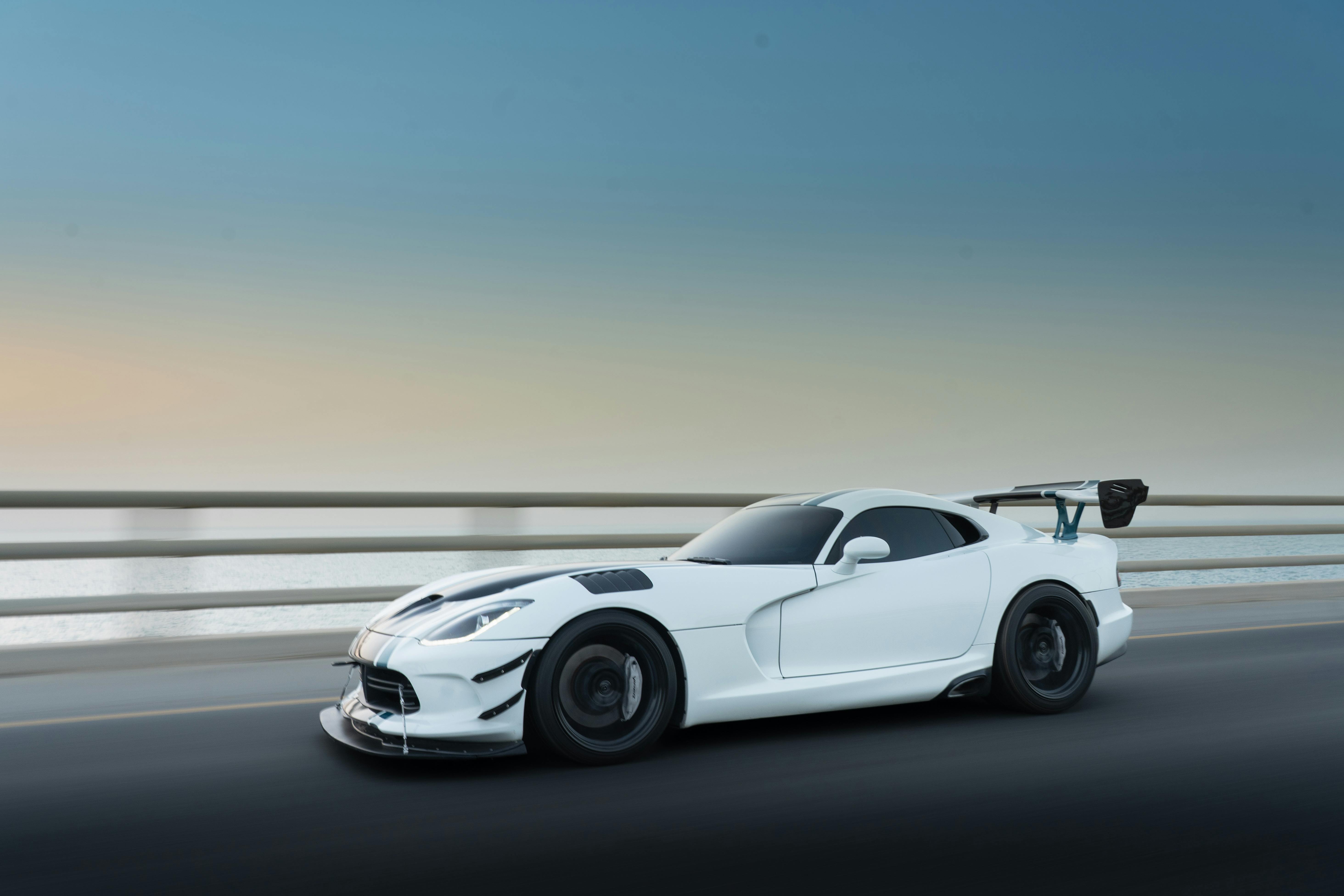 performance SUV on the road