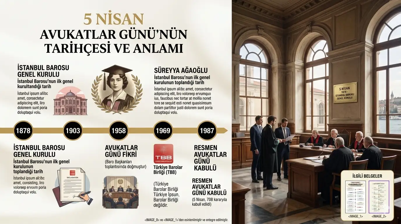avukatlar günü zaman çizelgesi