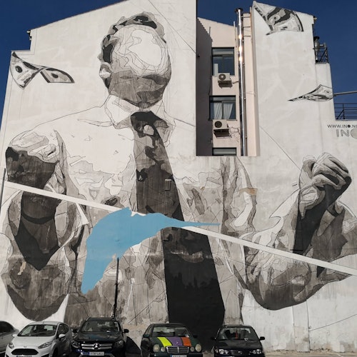 “Snowblind”壁画