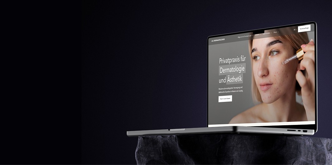 private clinic website ux design example