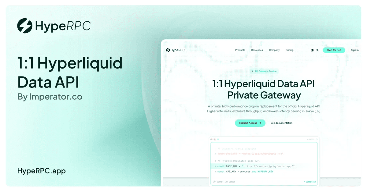 hyperliquid Data API hypeRPC blockchain