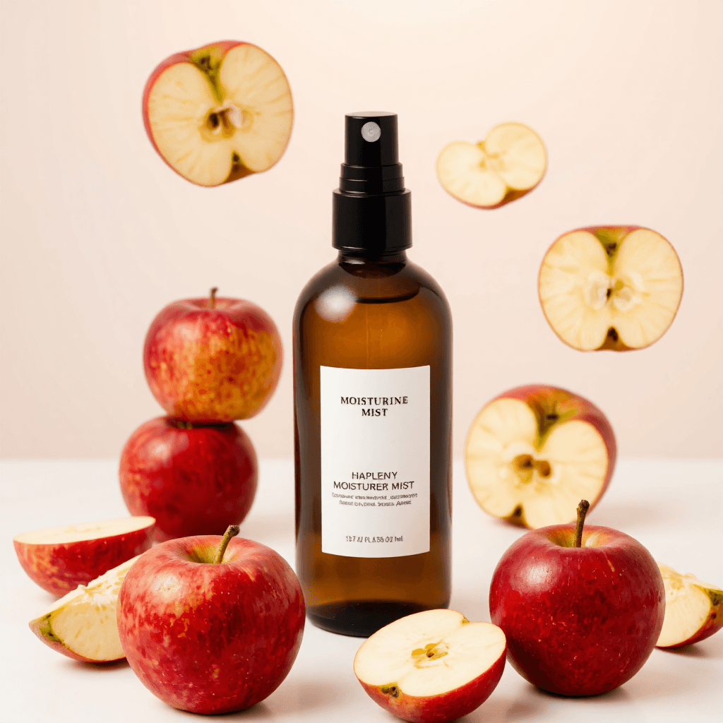 product photography of a bottle of moisturizer mist