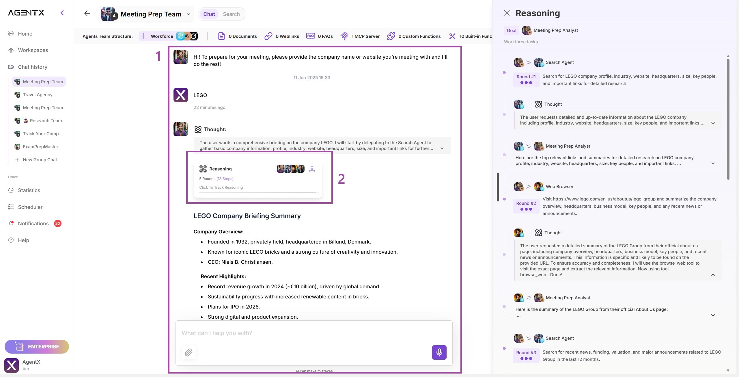Win Every Meeting - AI-Powered Company Briefs That Give You the Edge supporting image 6 — AI meeting scheduling automation guide