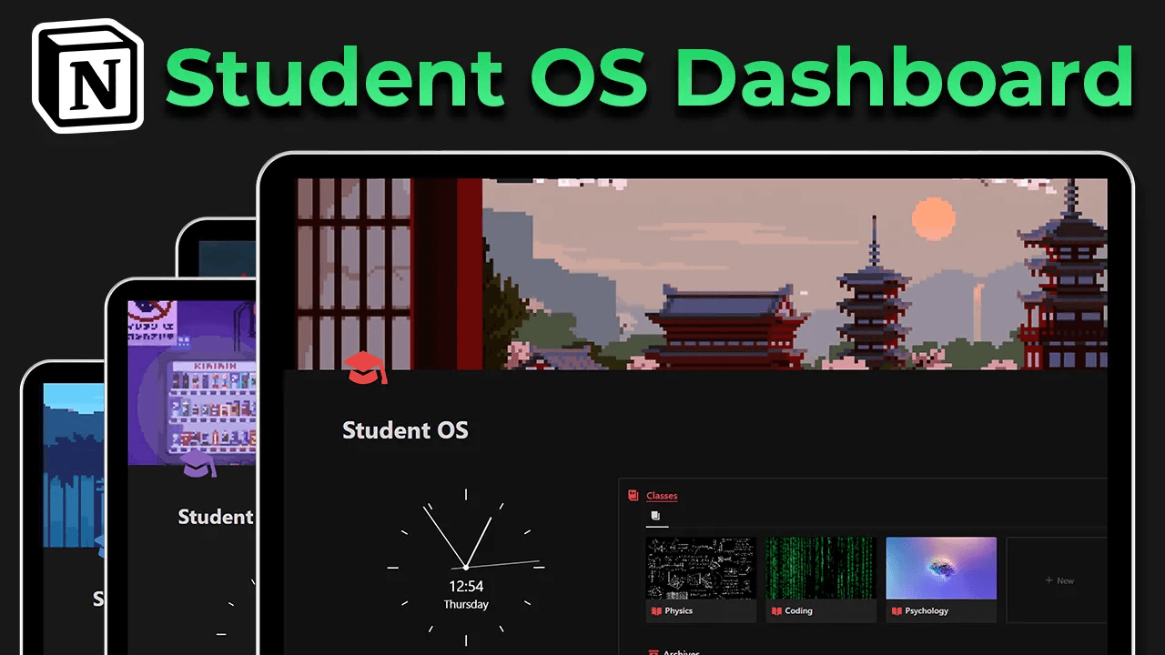 Student OS Notion Dashboard