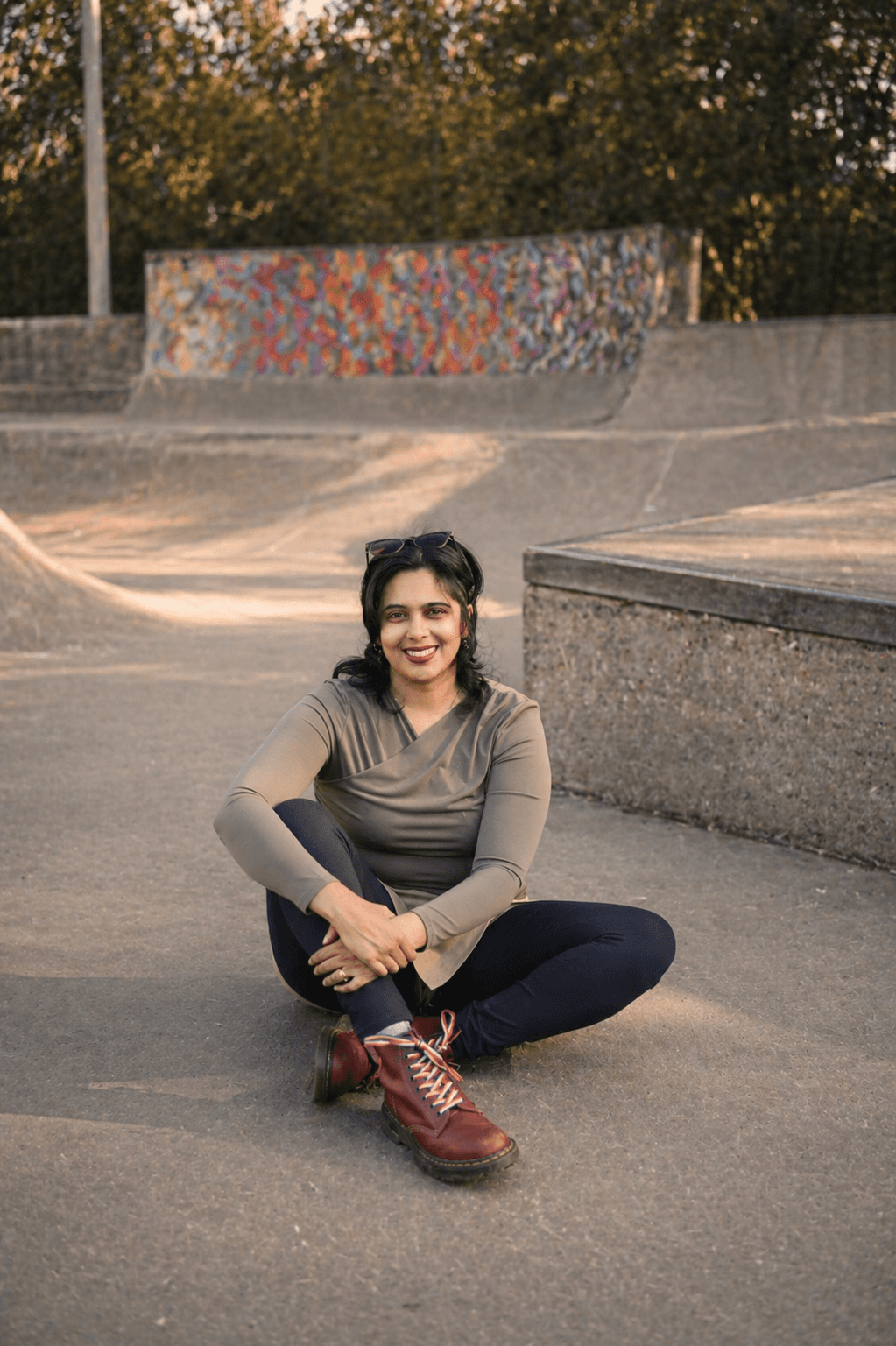 Image of Ulrika Wolf in her studio