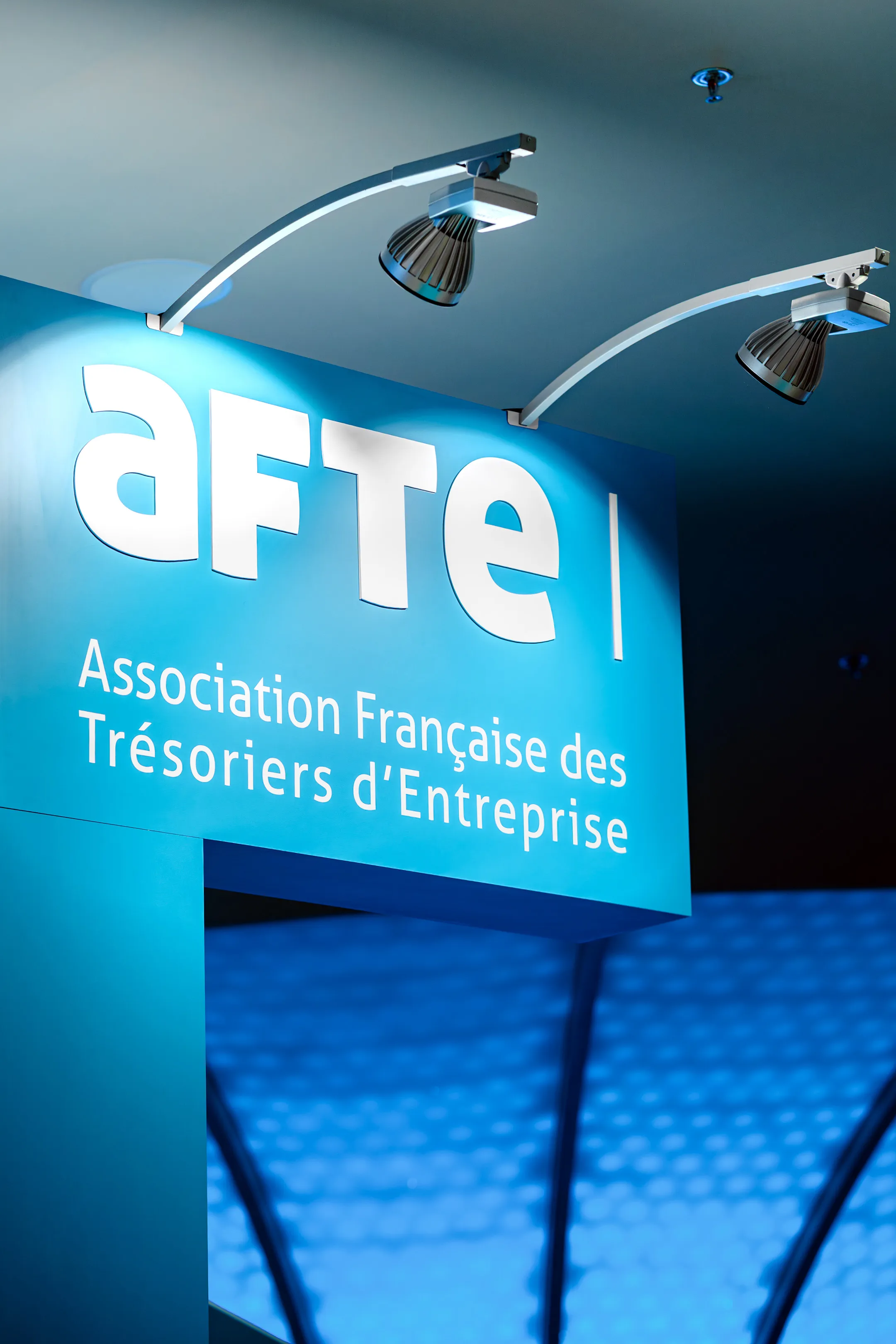 Stand AFTE signalétique au salon professionnel 2025 à Paris La Défense – photographie événementielle corporate