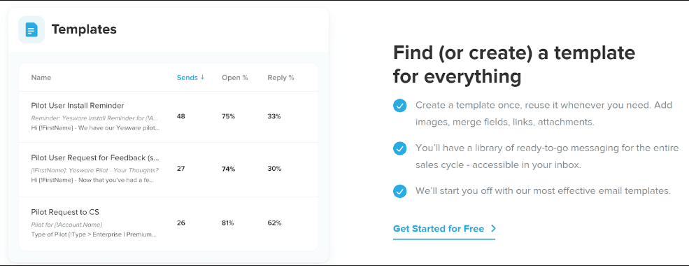 Email Outreach Features