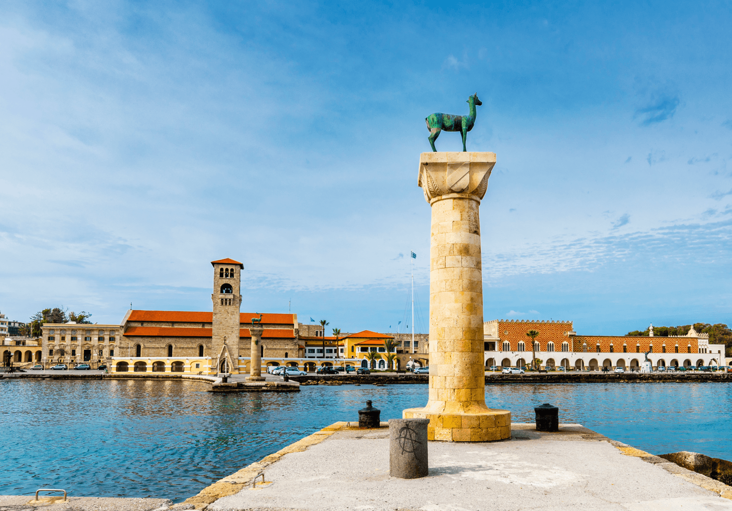 The Gate of Marina in Rhodes Island