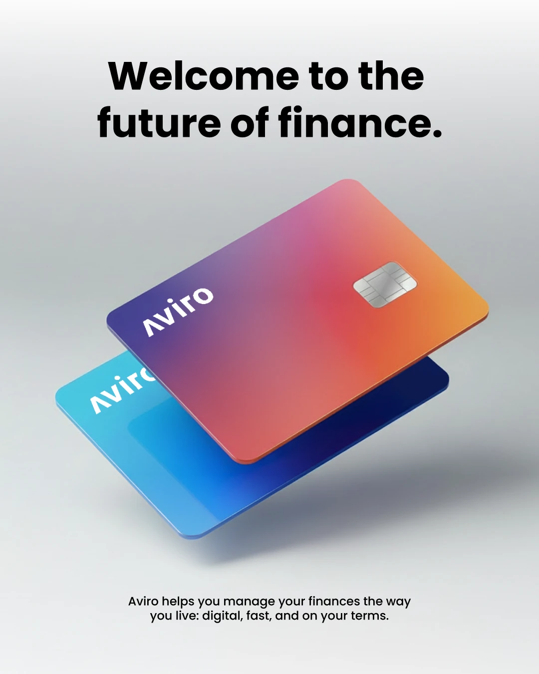Social media campaign visual for Aviro fintech