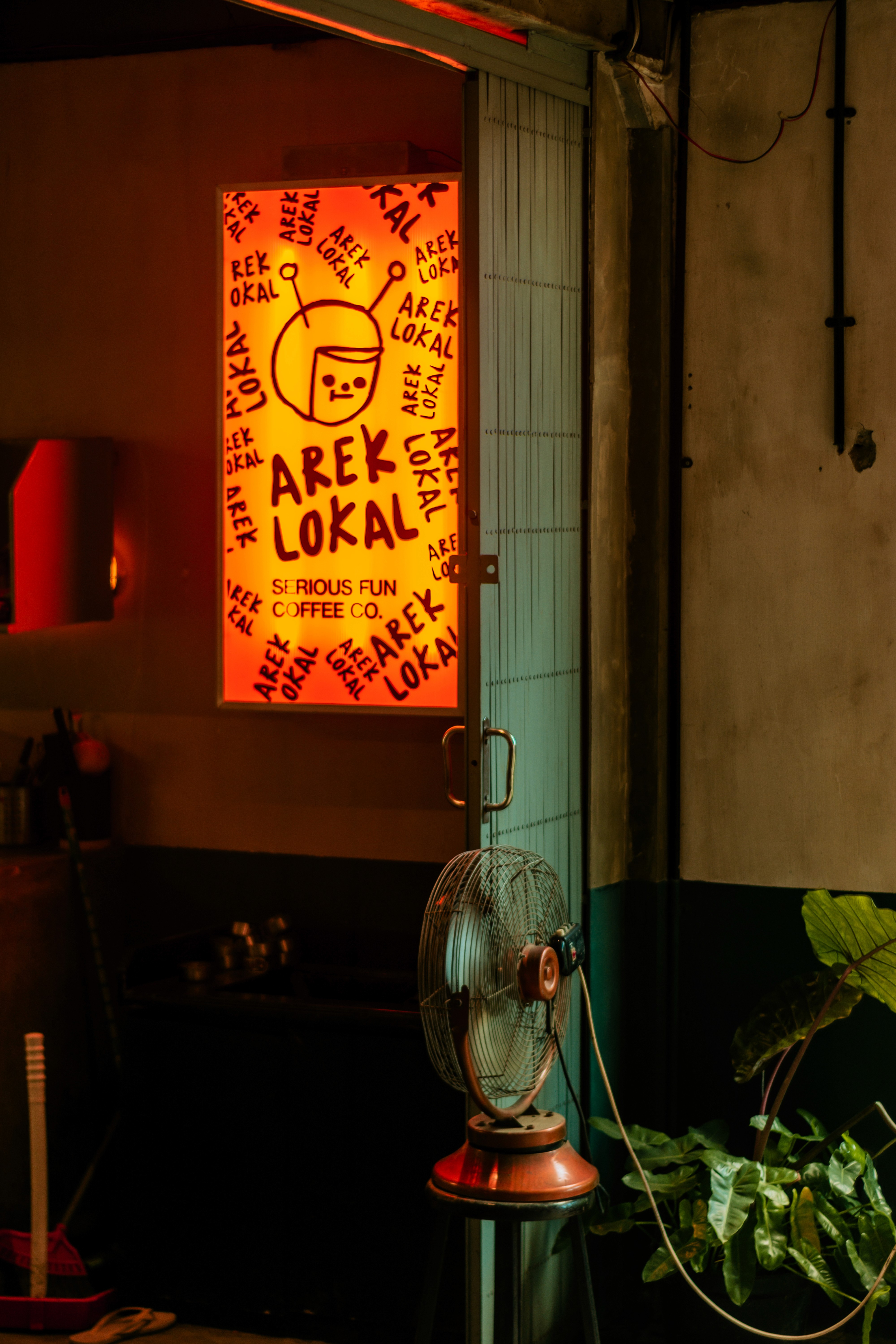 Interior of Arek Lokal Coffee & Workspace Surabaya