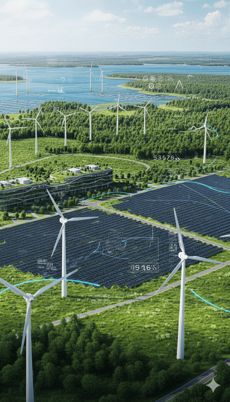 Clean energy generation site