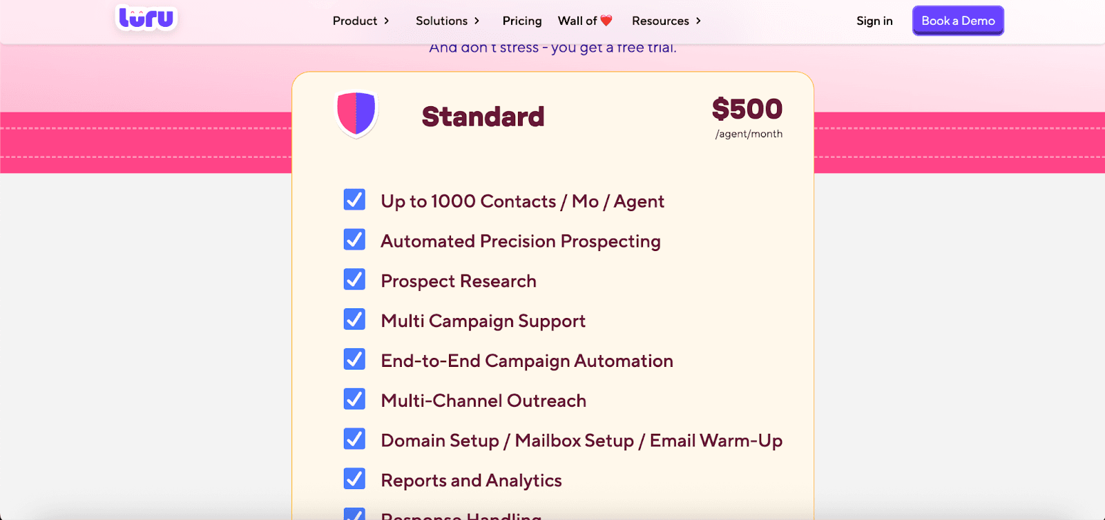 Luru.app pricing 