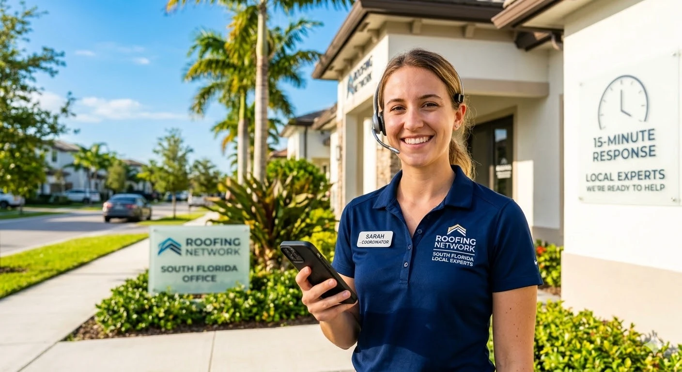 Contact Roofing Network for a free roof quote – South Florida roofing contractor available now