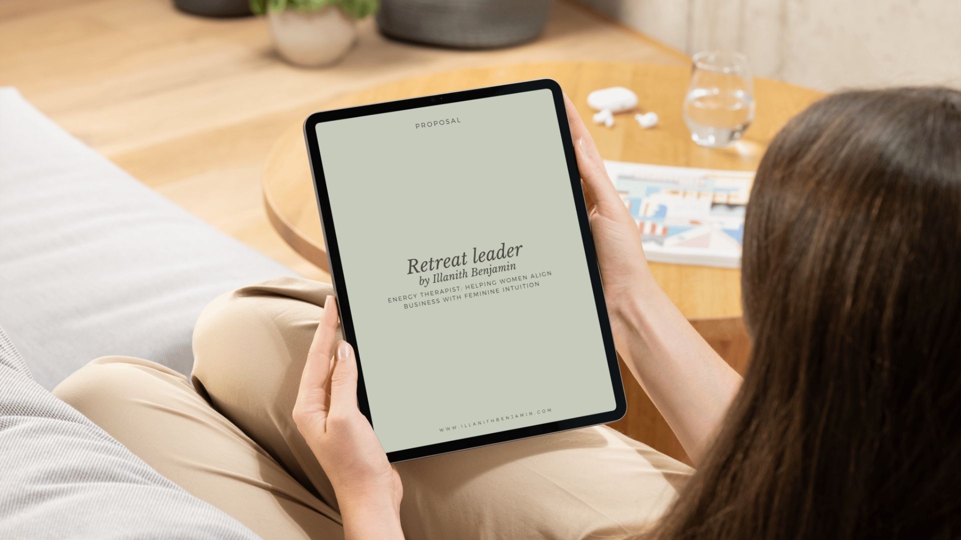 Proposal cover design for Energy Coach Illanith Benjamin