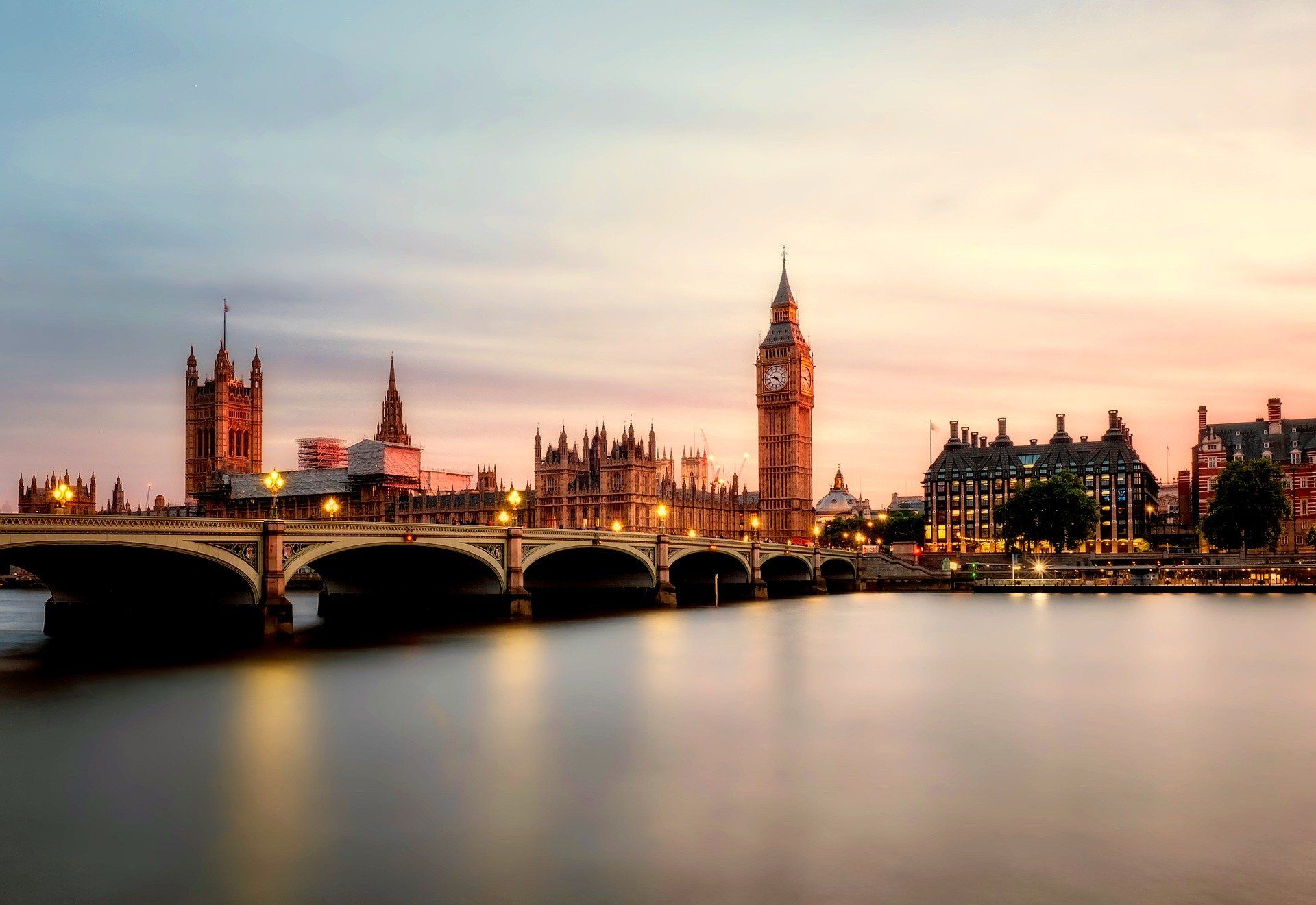 Westminster Bridge and Big Ben, London